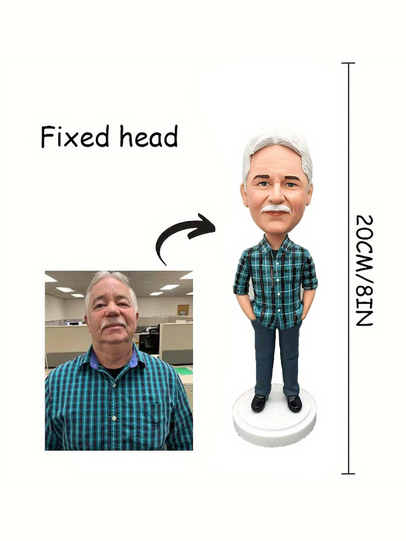 Cartoon Clay Bobblehead Dolls - Handcrafted Custom Bobblehead Figures